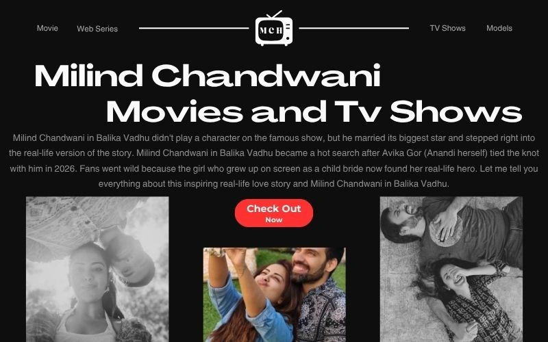 Milind Chandwani in Balika Vadhu: The Real Love Story Behind Avika Gor Milind Chandwani in Balika Vadhu